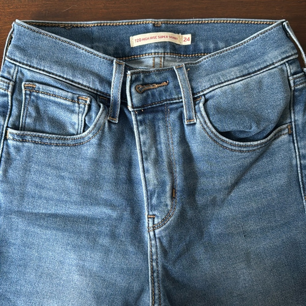 Levi High Rise Super Skinny Jeans-720